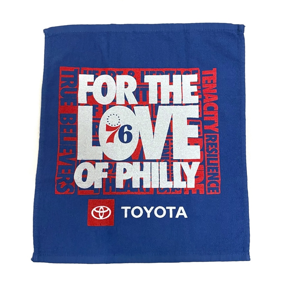 Philadelphia 76ers Sixers 2023 For The Love of Philly Playoffs Rally Towels (2)
